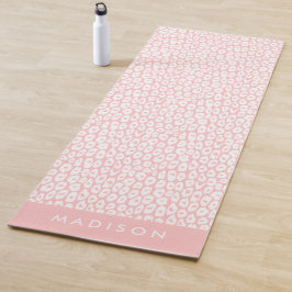 Blindrosa Leopard Personalisiert Yogamatte