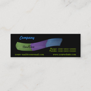 Blinds Business Card Mini Visitenkarte