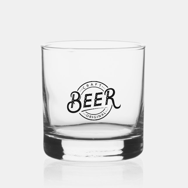 Blindschlüsselglas für benutzerdefinierte Logos Whiskyglas (Vorderseite)