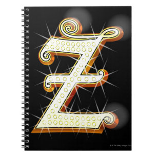 Bling-Alphabet Z Notizblock