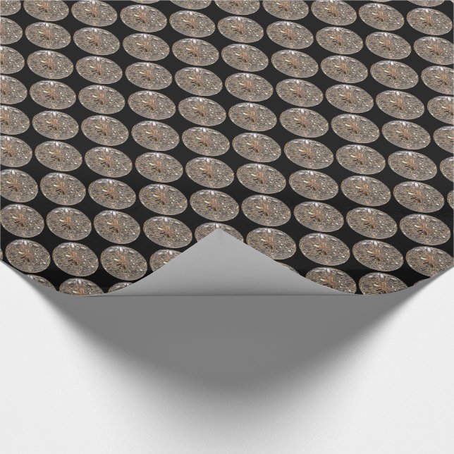 Bling auf dem Ritter Chic Diamond Glossy Geschenkpapier (Ecke)