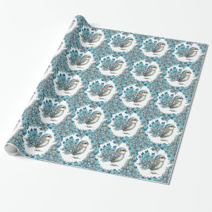 Bling Birds Theme Bevorzugung Tags Geschenkpapier