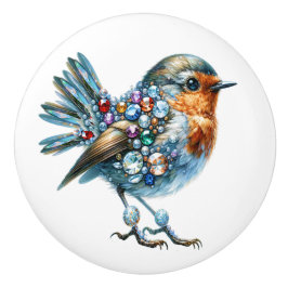 Bling Birds Theme Keramikknauf