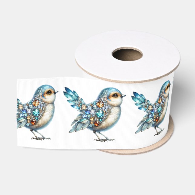 Bling Birds Theme Ripsband (Spule)