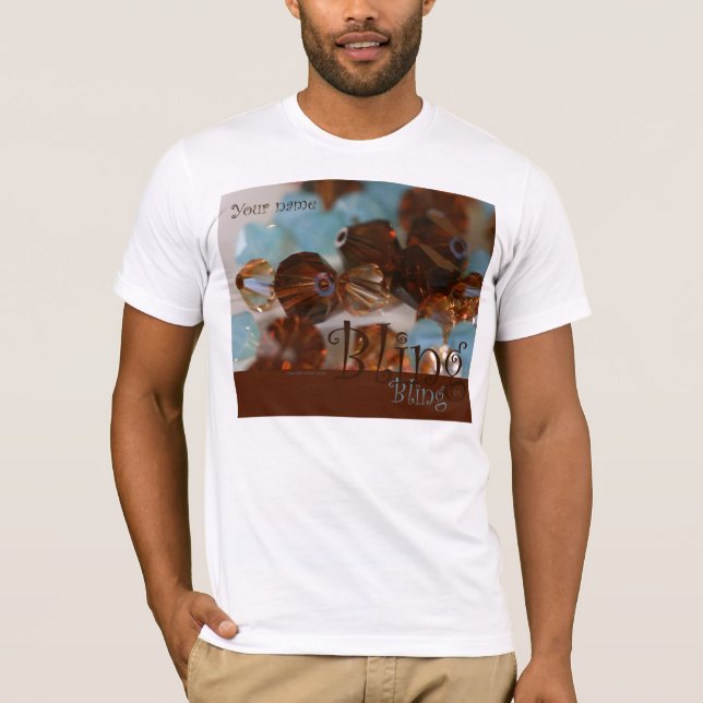 Bling Bling Mädchen-Spitze T-Shirt (Vorderseite)