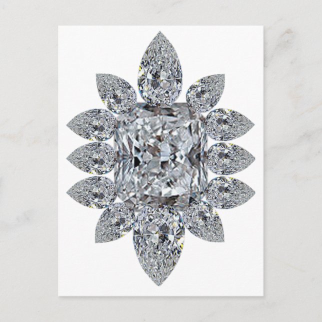 Bling Brooch Postkarte (Vorderseite)