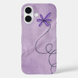 Bling Daisy auf Punkten iPhone 16 Hülle