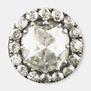 Bling Diamant-diamante de imitación-Vintager Magnet