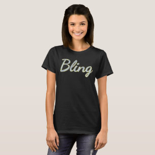 Bling Diamant-Edelstein-Entwurf T-Shirt