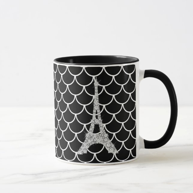 Bling Eiffel Tower Tasse (Rechts)