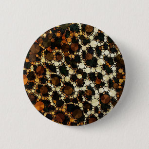 Bling Gepard-Druck Button