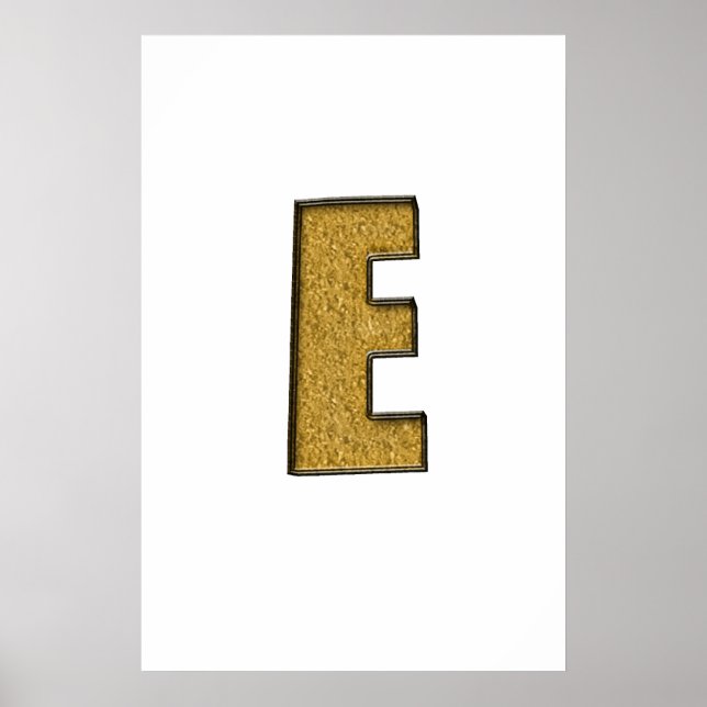 Bling Gold E Poster (Vorne)