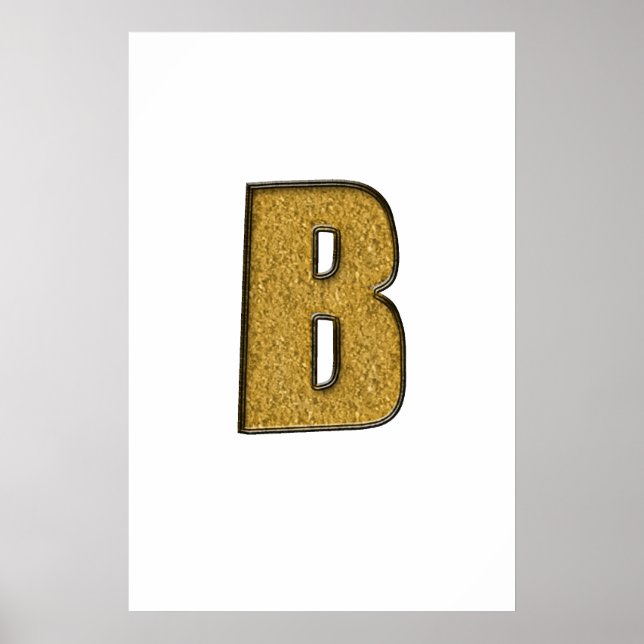 Bling Gold Poster (Vorne)