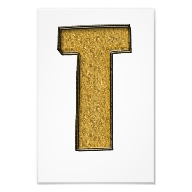 Bling Gold T Fotodruck (Vorne)