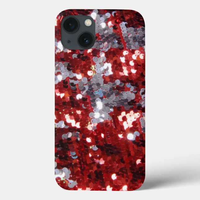 Bling iPad Case für Rot und Weiß (Rückseite)