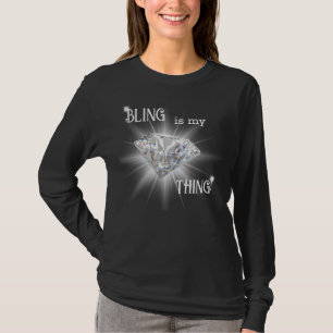 Bling ist mein Ding, das ich mit einem Diamanten-S T-Shirt
