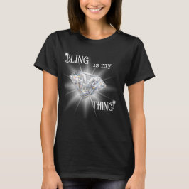 Bling ist mein Ding Sparkle Diamond T-Shirt