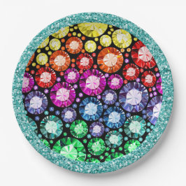 Bling Jewel Images Party Goods Pappteller