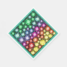 Bling Jewels Image Napkins Serviette