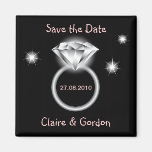 Bling Ring-Save the Date Magnet