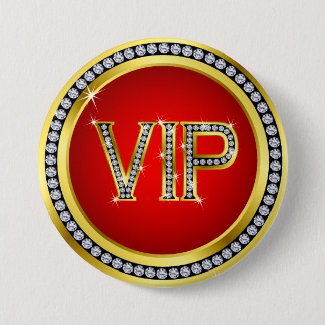 Bling VIP Button - srf (Vorderseite)