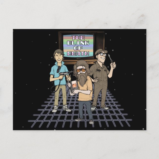 Blink of Death Postcard Postkarte (Vorderseite)