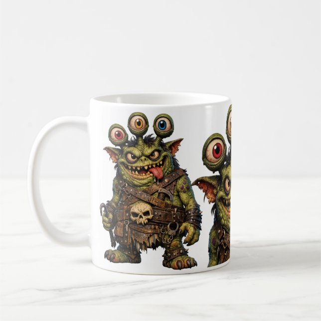 "BlinkBurst Bruiser" - BlinkBack Universum-Serie Kaffeetasse (Links)