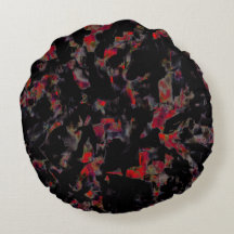 Blinkende rote Flecken auf dunkelgrauem Felsunterg