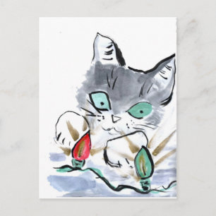 Blinkende Tinkellichter Postkarte