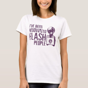 Blinkendes Leute-lustiges Fotograf-Shirt T-Shirt
