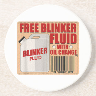 Blinker Fluid Idiot Gag Geschenk Shirt für Mechani Getränkeuntersetzer