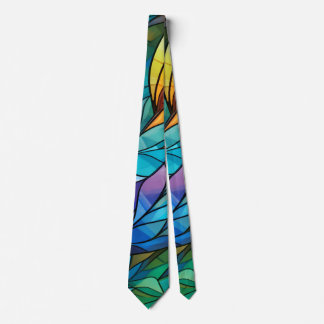 Blinkes festes Glas, lebhafte Farben, farbenfroh Krawatte