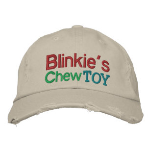 Blinkie's Chew Toy Cap von SRF Bestickte Baseballkappe