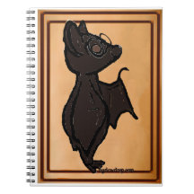 Blinky die Fledermaus Notizbuch