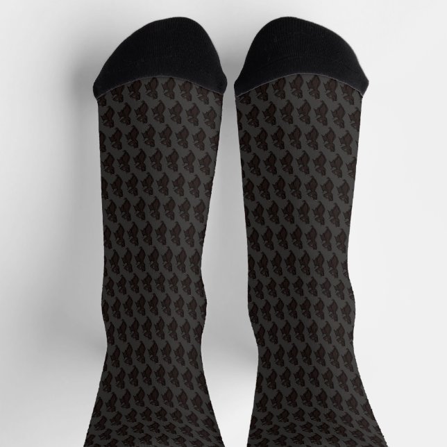 Blinky the Bat Muster Socken (Oben)