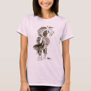 Blinzeln des Pferdeviel Glück! T-Shirt