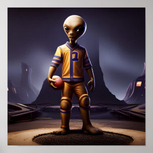 Blipnar Galactobouncer Print Poster