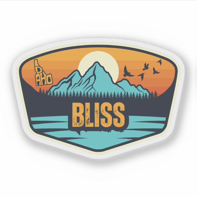 Bliss, Aufkleber (Vorderseite)