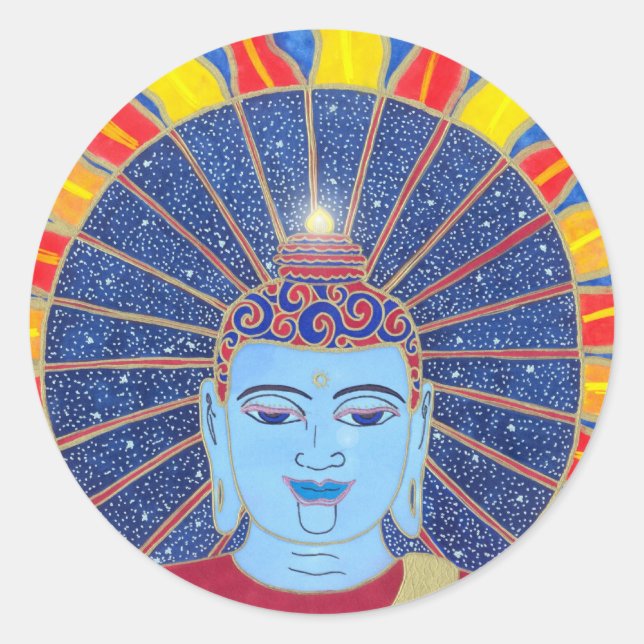 Bliss-Aufkleber Runder Aufkleber (Vorderseite)