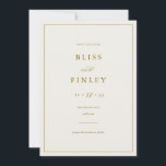 BLISS Minimal Save the Date Minimal Wedding Card<br><div class="desc">Unsere Foto-Karte mit minimalem Bogen Save the Date ist der perfekte Weg,  Ihre Freunde und Familie über Ihre Hochzeit mit einer einfachen und eleganten Ästhetik zu informieren.</div>