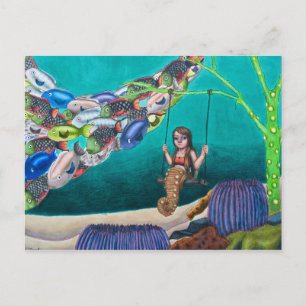 Bliss-Postkarte des Ozeans Postkarte