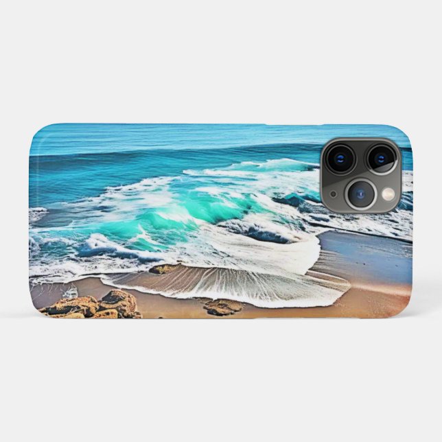 Bliss über den Strand: Blick auf den Ozean Case-Mate iPhone Hülle (Rückseite (Horizontal))