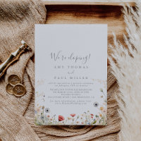 Blisses Boho Wildblume Elopement Empfang