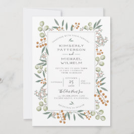 Blissful Bounty Botanical Wedding Suite Einladung