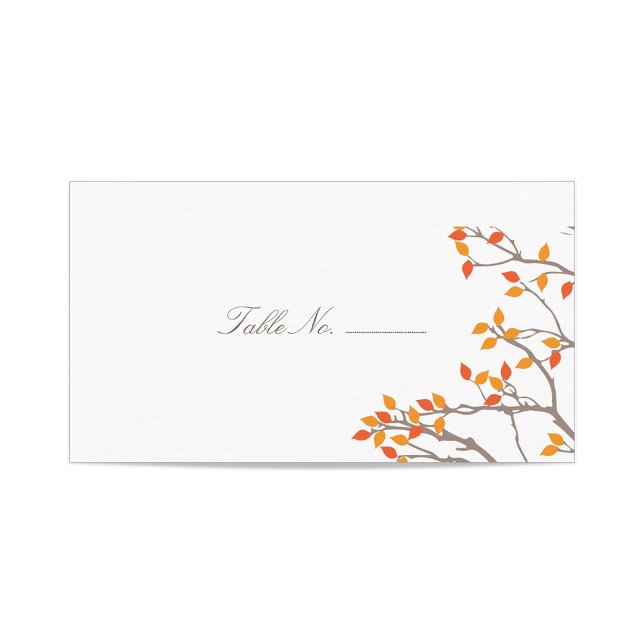 Blissful Branch Guest Table Escort Cards Platzkarte (Von Creator hochgeladen)