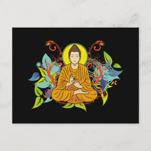 Blissful Buddha Postkarte