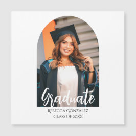 Blissful Graduation Invitation Card Magnetkarte