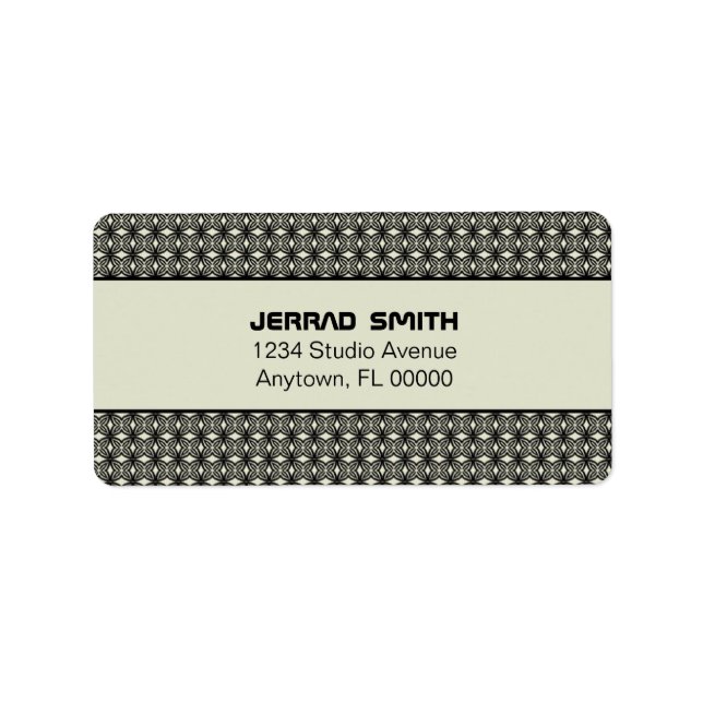 Blissvoll Chic Address Labels Adressaufkleber (Vorne)