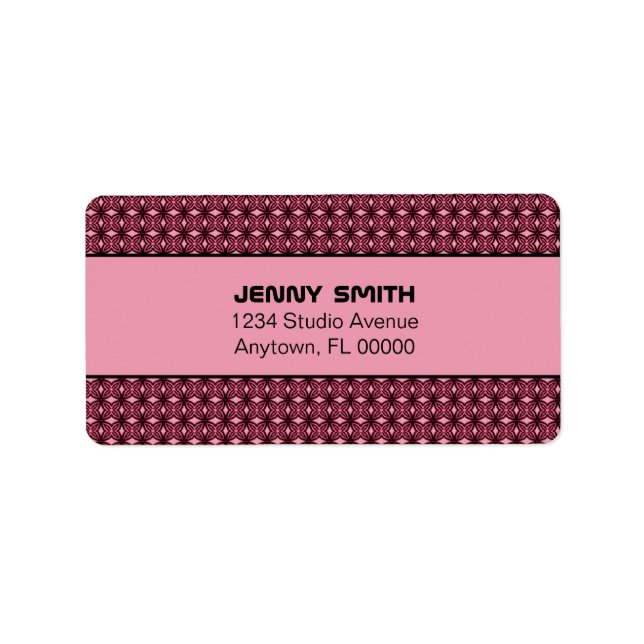 Blissvoll Chic Address Labels Adressaufkleber (Vorne)