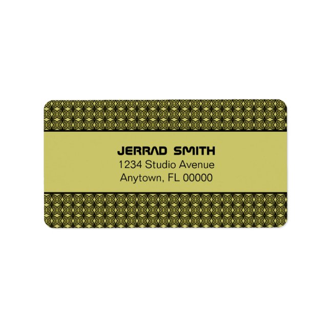 Blissvoll Chic Address Labels Adressaufkleber (Vorne)